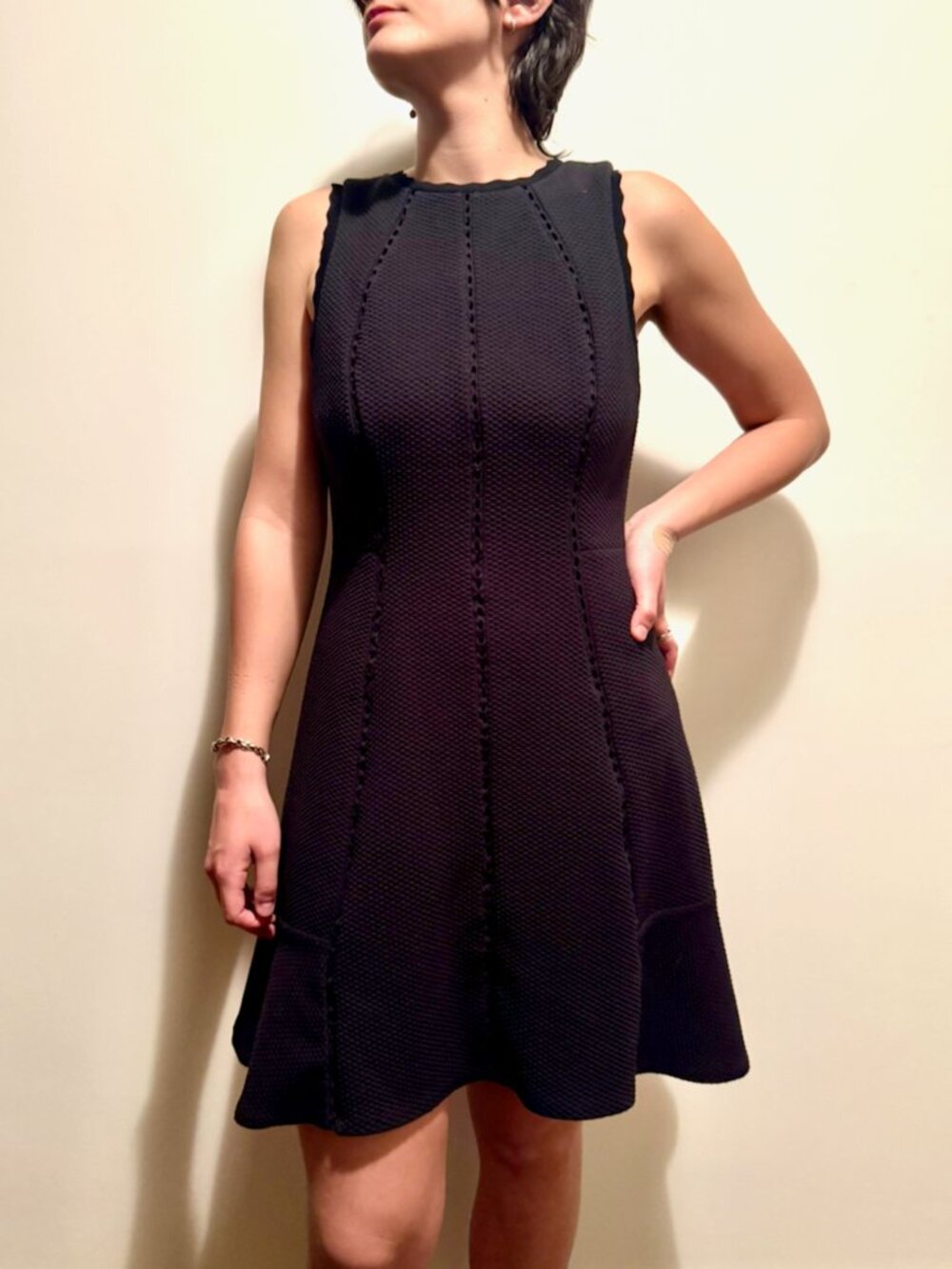 Rebecca Taylor Black Mini Dress, Size 6
